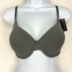 NWT New No Boundaries Gray T-shirt Bra Wire Padded Bra 38C